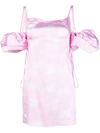 Jacquemus La Mini Robe Chouchou In Pink