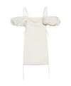 Jacquemus La Mini Robe Chouchou Minidress In White