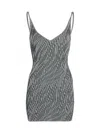 Jacquemus La Mini Robe Maille Zebra In Multicolour