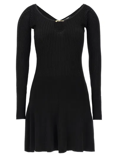 Jacquemus La Mini Robe Pralù' Dress In Black