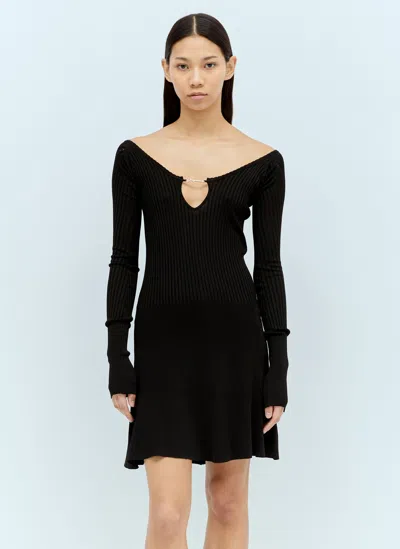 Jacquemus La Mini Robe Pralù Dress In Black