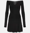 Jacquemus Viscose Dress In Black