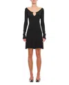 Jacquemus La Mini Robe Pralu Dress In Black