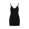 Jacquemus Womens Black The Scala Textured Sleeveless Knitted Mini Dress