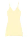 Jacquemus La Mini Robe Scala Dress In Yellow
