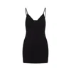 Jacquemus Womens Black The Scala Textured Sleeveless Knitted Mini Dress