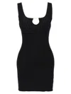 Jacquemus La Mini Robe Sierra Knitted Mini Dress In Black