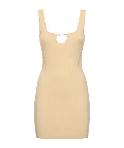Jacquemus La Mini Robe Sierra Knitted Mini Dress