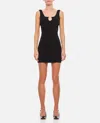 JACQUEMUS LA MINI ROBE SIERRA VISCOSE SHORT DRESS