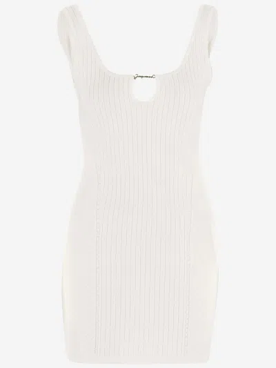 Jacquemus La Mini Dressing Gown Sierra In White
