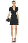Jacquemus Black Les Classiques 'la Mini Robe Yauco' Minidress In Black