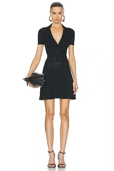 Jacquemus Black Les Classiques 'la Mini Robe Yauco' Minidress