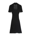 Jacquemus La Mini Robe Yauco Polo Dress In Black