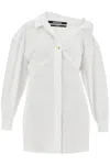Jacquemus Les Sculptures Dropped Shoulder La Mini Robe Chemisier Dress