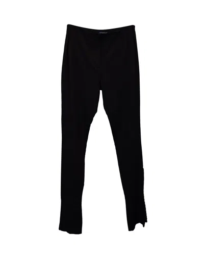 Jacquemus La Montagne Slim-fit Trousers In Black Viscose
