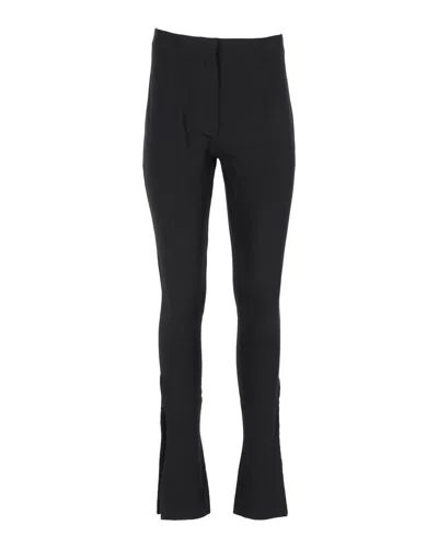 Jacquemus La Montagne Slim-fit Trousers In Black Viscose