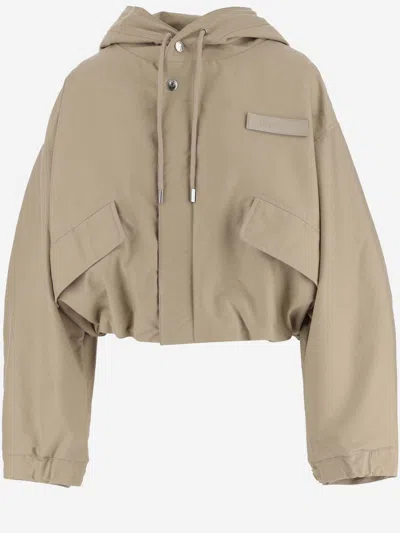 Jacquemus Beige Les Sculptures 'la Parka Courte Caraco' Jacket