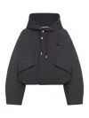 Jacquemus La Parka Courte Caraco Jacket In Black