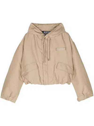 Jacquemus Beige Les Sculptures 'la Parka Courte Caraco' Jacket