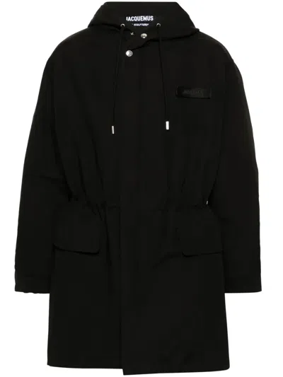 Jacquemus Black Les Sculptures 'la Parka Marrone' Coat