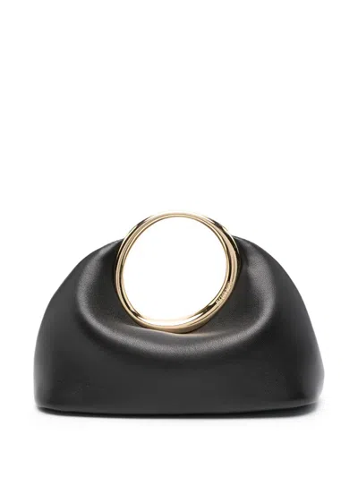 Jacquemus The Calino Small Leather Clutch In Black