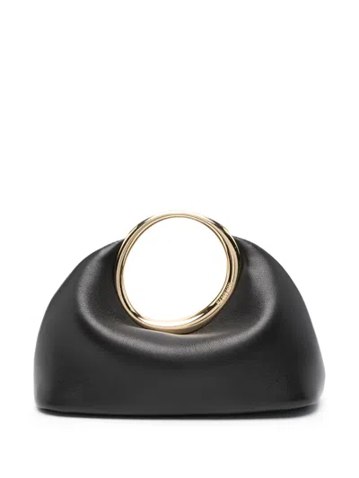 Jacquemus The Calino Small Leather Clutch In Black