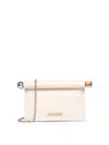 Jacquemus La Petite Clutch Bag Rond Car In Blanco