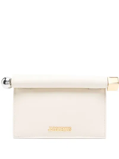 Jacquemus La Petite Pochette Clutch In Nude