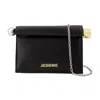 Jacquemus La Pochette Rond Carre Bag In Black