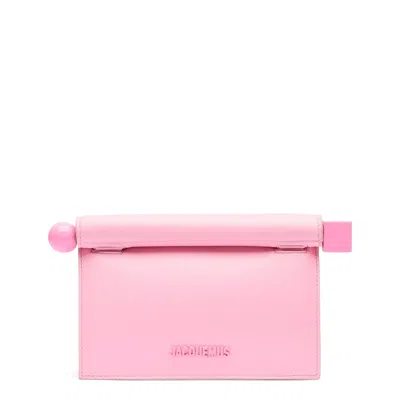 Jacquemus La Petite Pochette Rond C In Black
