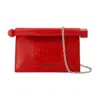 Jacquemus La Petite Pochette Rond C Clutch In Red