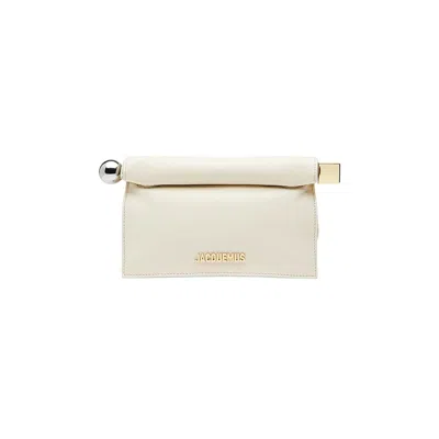Pre-owned Jacquemus La Petite Pochette Rond C 'light Ivory' | White | Women's Size Onesize