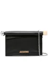 Jacquemus La Petite Pochette Shoulder Bag In Black