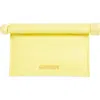 Jacquemus La Petite Pochette Rond Clutch Bag In Yellow