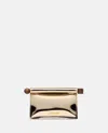 Jacquemus La Petite Pochette Rond Carre Handbag In Golden