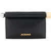 Jacquemus La Petite Pochette Rond Carré Leather Clutch
