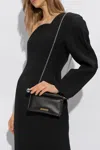 Jacquemus La Pochette Rond Carre Nappa Leather Clutch Bag In Black