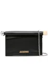 Jacquemus La Petite Pochette Shoulder Bag In Black