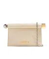 Jacquemus Small Round Clutch Bag In Nude