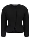 Jacquemus Women La Petite Veste Ovalo Jacket In Black