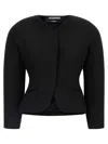Jacquemus Women La Petite Veste Ovalo Jacket In Black