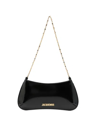 Jacquemus La Pettit Bisou Shoulder Bag In Black