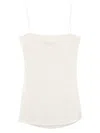 Jacquemus La Plumetis Tank Top In White