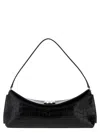 Jacquemus Le Calisson Crocodile-effect Leather Shoulder Bag In Black