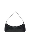 Jacquemus Le Calisson Crocodile-effect Leather Shoulder Bag In Black