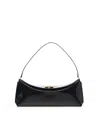 Jacquemus Le Calisson Crocodile-effect Leather Shoulder Bag In Black