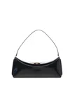 Jacquemus Smooth Calf Leather Shoulder Bag In Black
