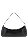 Jacquemus Curved Gold Handle Shoulder Bag