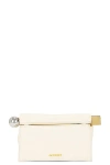 Jacquemus La Pochette Rond Care In Light Ivory