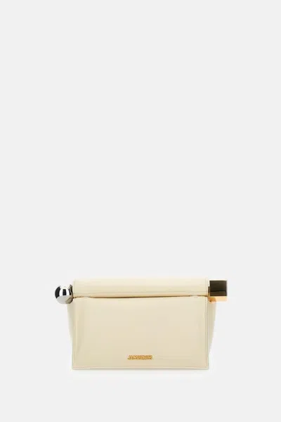 Jacquemus La Pochette Rond Carre In White
